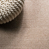 Haze Solid Low-pile Area Rug Beige