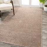 Haze Solid Low-pile Area Rug Beige