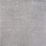 Haze Solid Low-pile Area Rug Light Gray