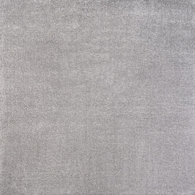 Haze Solid Low-pile Area Rug Light Gray