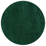 Haze Solid Low-pile Area Rug Emerald