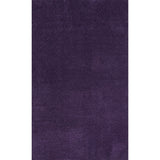 Haze Solid Low-pile Area Rug Purple