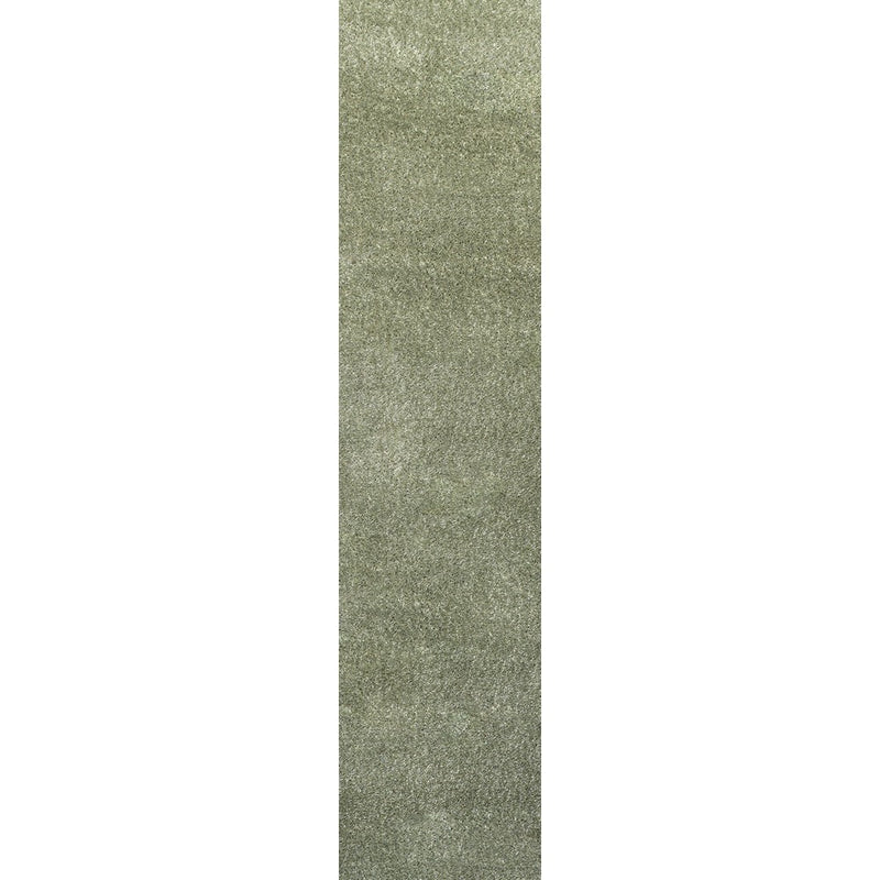 Haze Solid Low-pile Area Rug Green