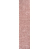 Haze Solid Low-pile Area Rug Pink