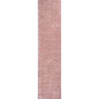 Haze Solid Low-pile Area Rug Pink