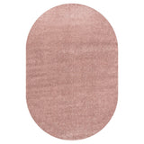 Haze Solid Low-pile Area Rug Pink