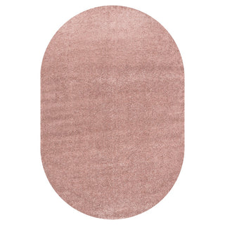 Haze Solid Low-pile Area Rug Pink