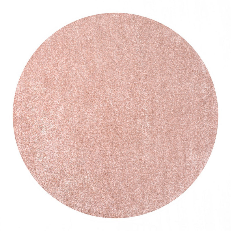 Haze Solid Low-pile Area Rug Pink