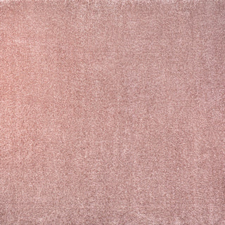 Haze Solid Low-pile Area Rug Pink