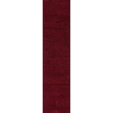 Haze Solid Low-pile Area Rug Dark Red