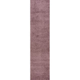 Haze Solid Low-pile Area Rug Light Purple