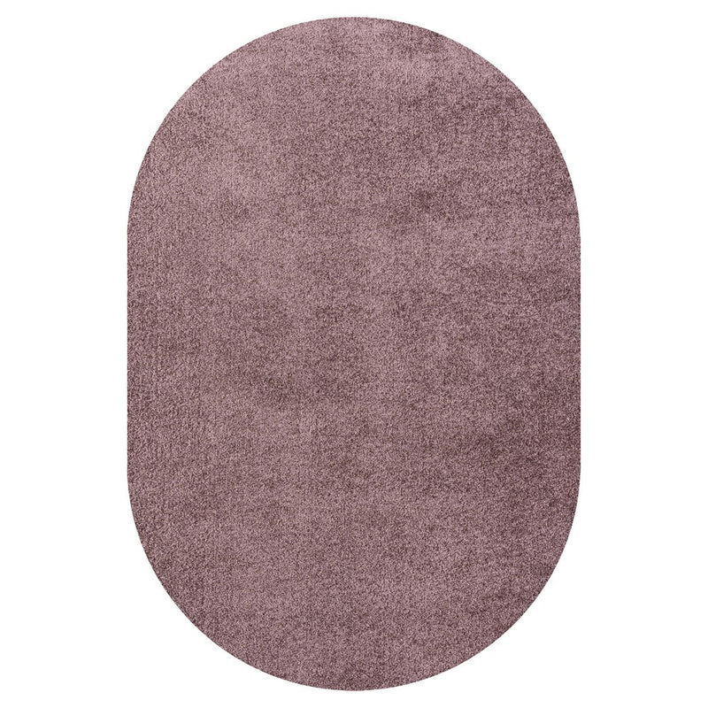 Haze Solid Low-pile Area Rug Light Purple