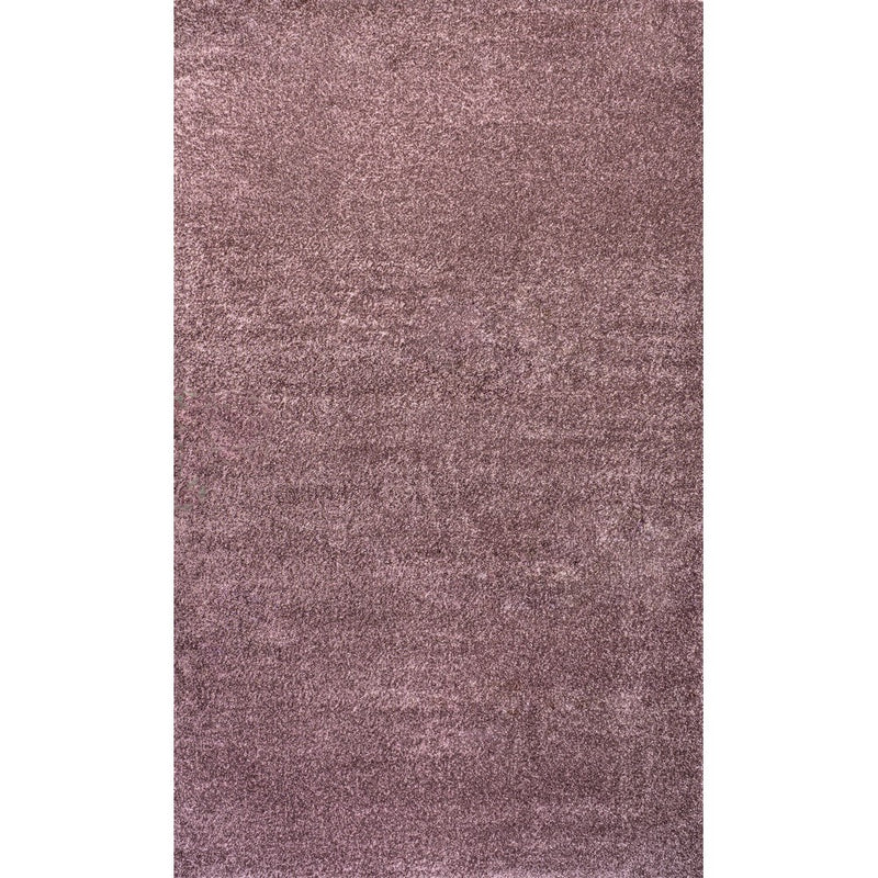 Haze Solid Low-pile Area Rug Light Purple