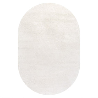 Haze Solid Low-pile Area Rug Cream