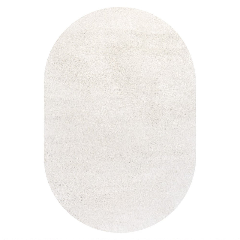 Haze Solid Low-pile Area Rug Cream