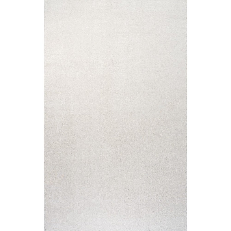 Haze Solid Low-pile Area Rug Cream