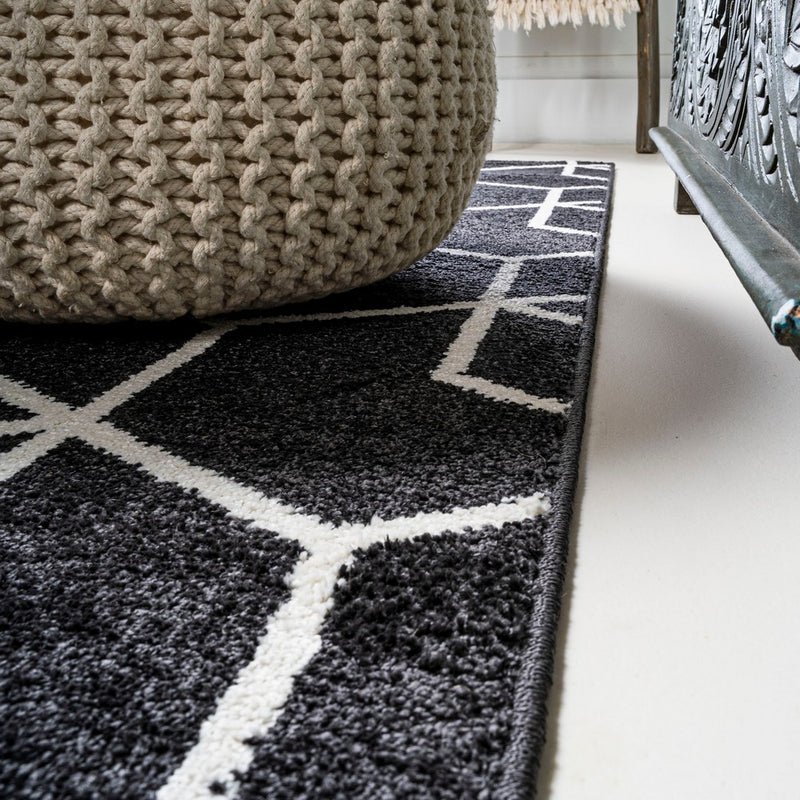Tumbling Blocks Modern Geometric Area Rug