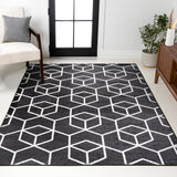 Tumbling Blocks Modern Geometric Area Rug