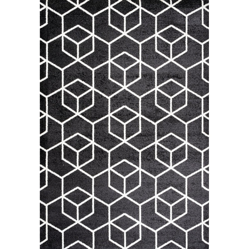 Tumbling Blocks Modern Geometric Area Rug 2