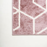 Tumbling Blocks Modern Geometric Area Rug