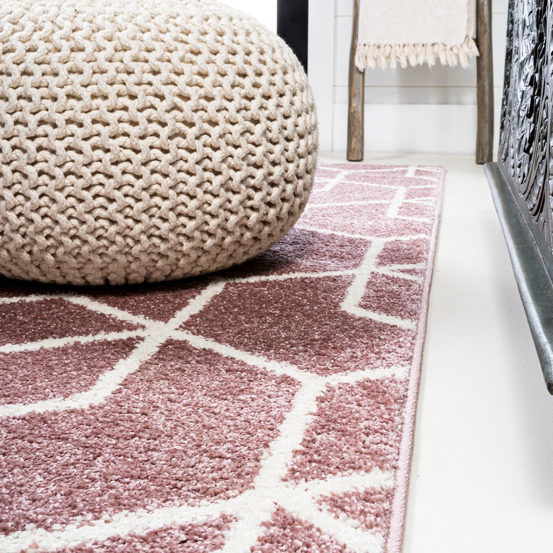 Tumbling Blocks Modern Geometric Area Rug