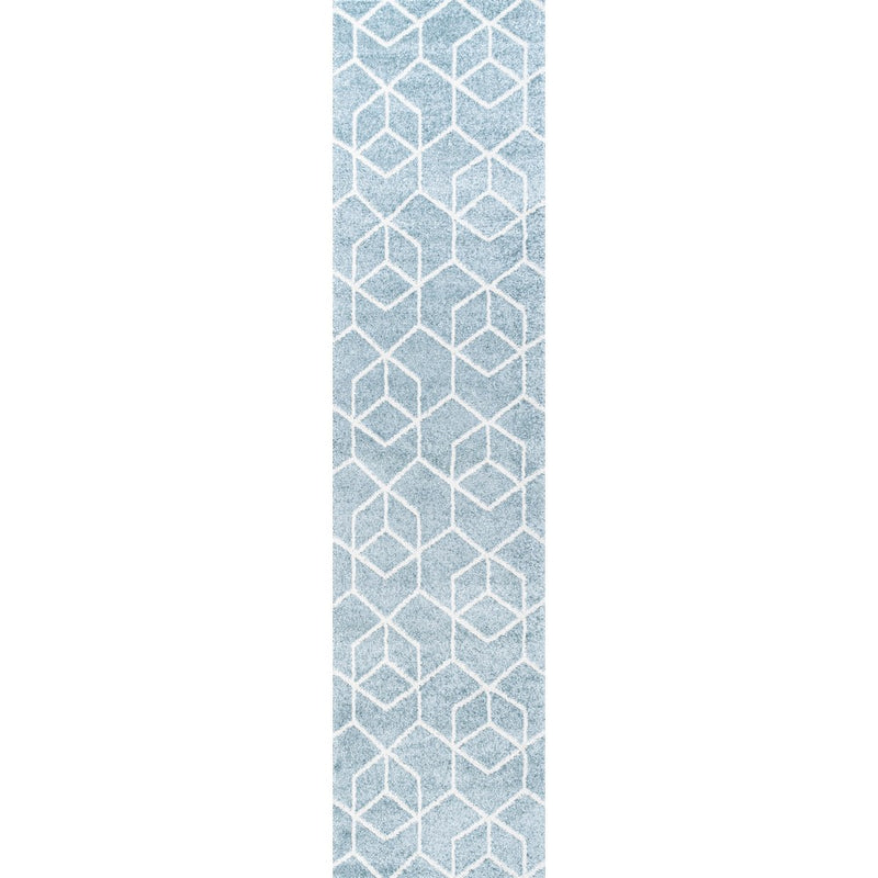 Tumbling Blocks Modern Geometric Area Rug 2