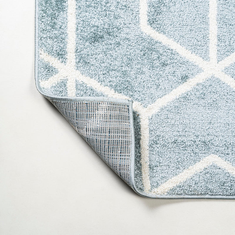 Tumbling Blocks Modern Geometric Area Rug