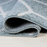 Tumbling Blocks Modern Geometric Area Rug