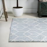 Tumbling Blocks Modern Geometric Area Rug