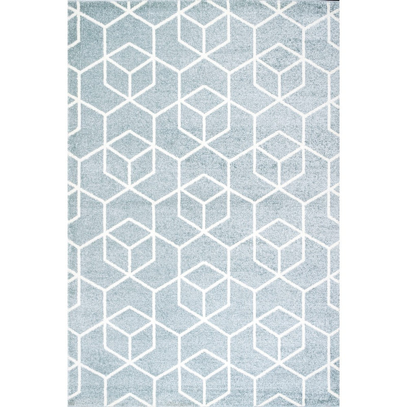 Tumbling Blocks Modern Geometric Area Rug