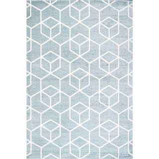 Tumbling Blocks Modern Geometric Area Rug 2