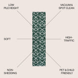 Tumbling Blocks Modern Geometric Area Rug 2
