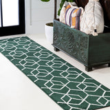 Tumbling Blocks Modern Geometric Area Rug 2