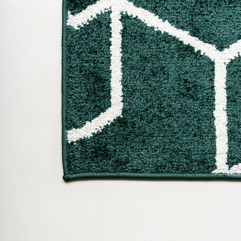 Tumbling Blocks Modern Geometric Area Rug