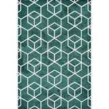 Tumbling Blocks Modern Geometric Area Rug 2