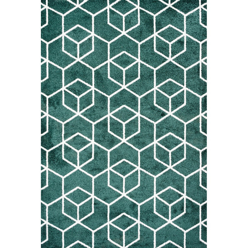 Tumbling Blocks Modern Geometric Area Rug 2
