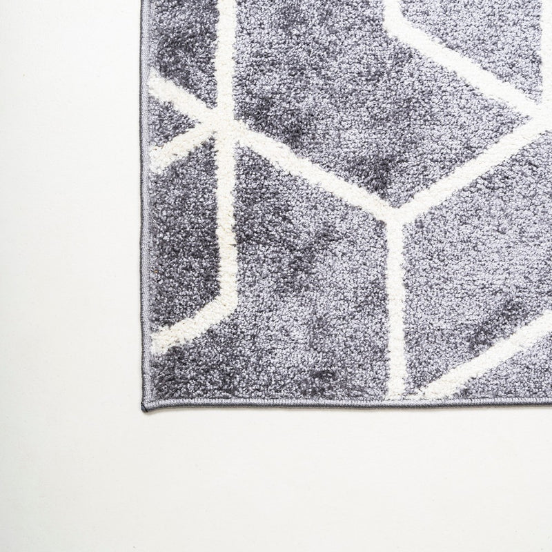 Tumbling Blocks Modern Geometric Area Rug 2