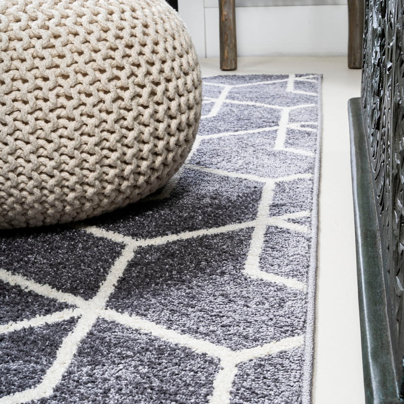 Tumbling Blocks Modern Geometric Area Rug 2