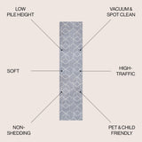 Tumbling Blocks Modern Geometric Area Rug 2