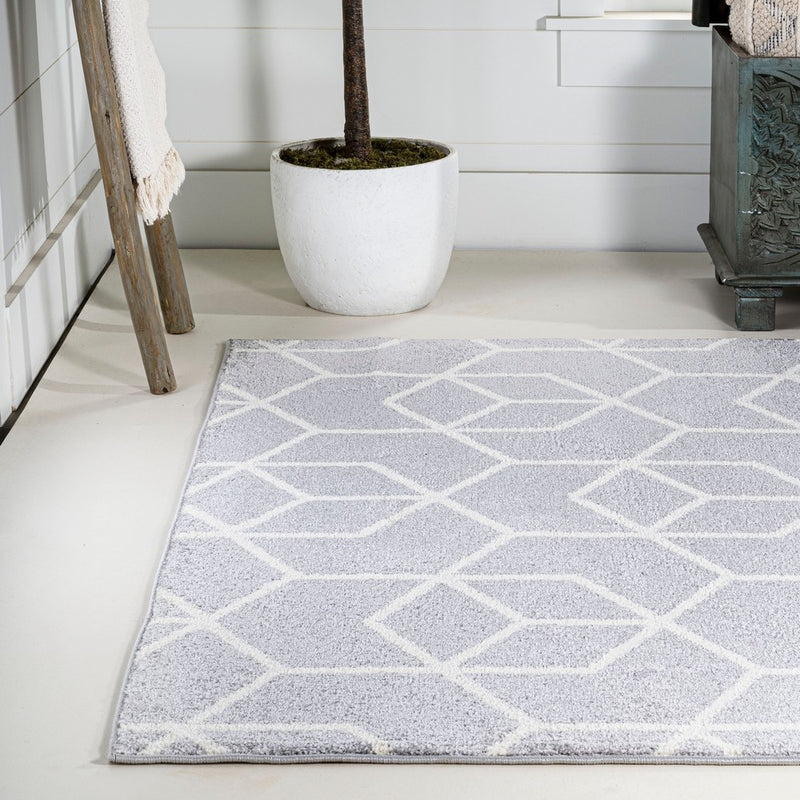 Tumbling Blocks Modern Geometric Area Rug 2