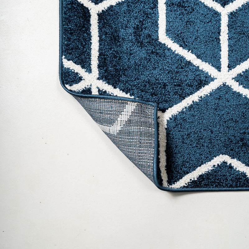 Tumbling Blocks Modern Geometric Area Rug 2