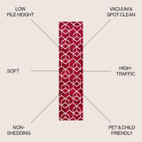 Tumbling Blocks Modern Geometric Area Rug 2