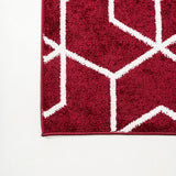 Tumbling Blocks Modern Geometric Area Rug 2