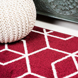 Tumbling Blocks Modern Geometric Area Rug 2