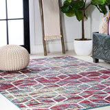 Tumbling Blocks Modern Geometric Area Rug 2