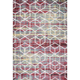 Tumbling Blocks Modern Geometric Area Rug 2