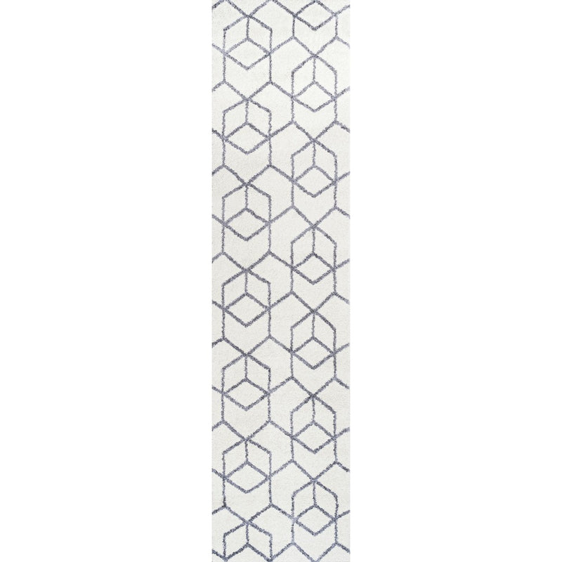 Tumbling Blocks Modern Geometric Area Rug 2