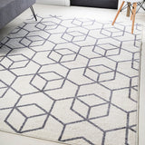 Tumbling Blocks Modern Geometric Area Rug 2