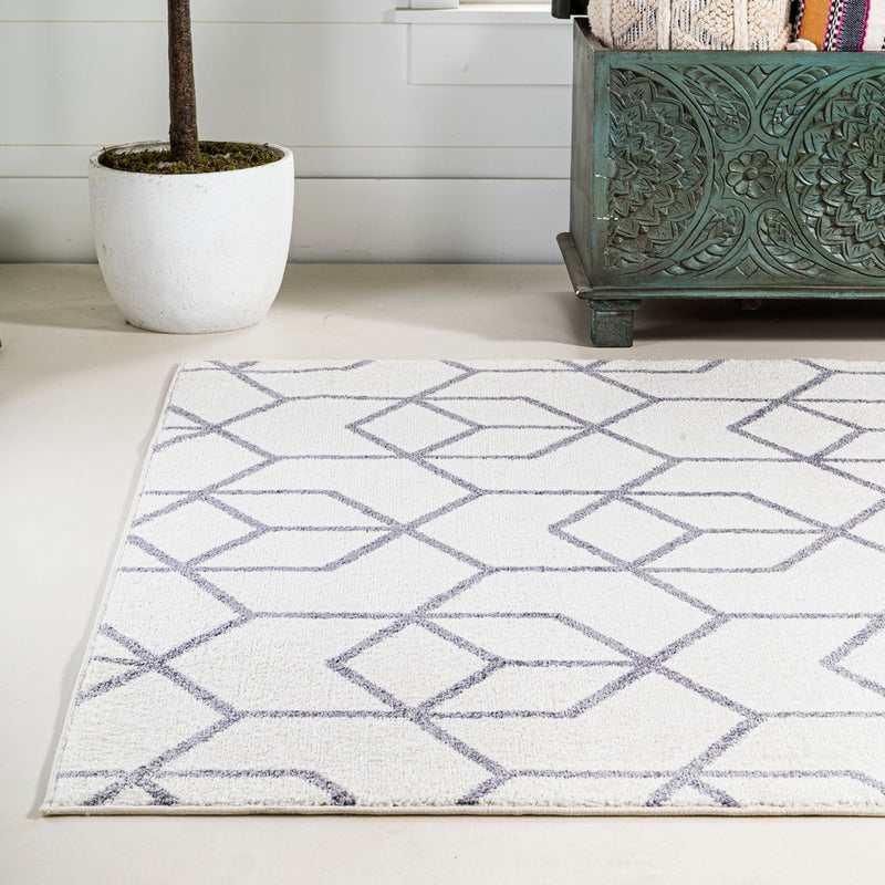 Tumbling Blocks Modern Geometric Area Rug 2