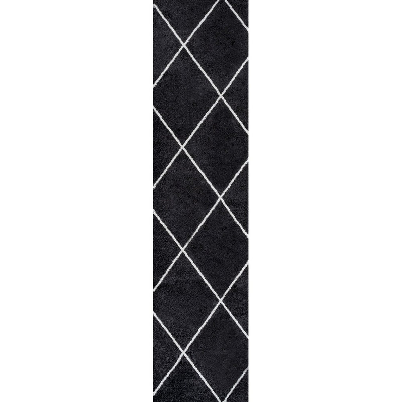 Cole Minimalist Diamond Trellis Area Rug